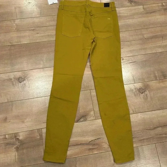 NWT Habitual Almas Zip Skinny Jean Tapestry Yellow Mustard Slim Jeans Sz 26 - Picture 14 of 16